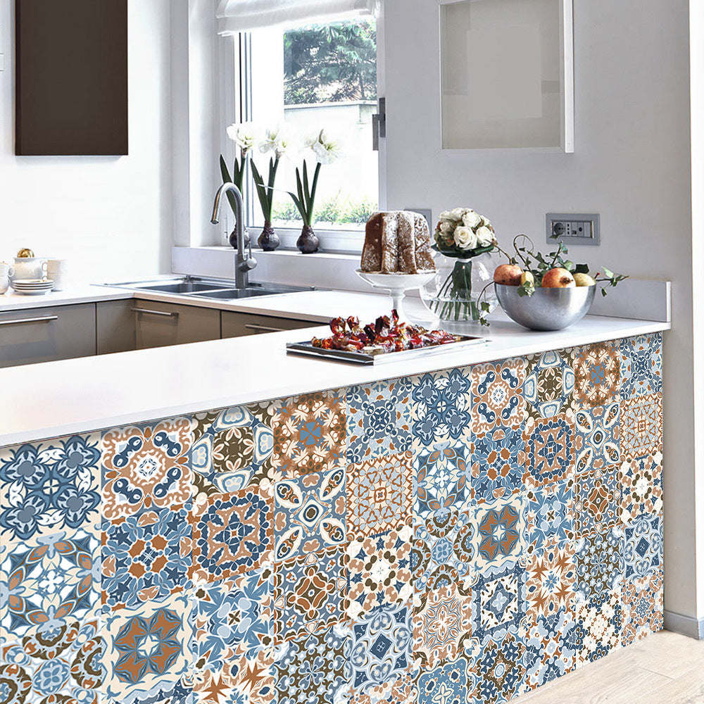 Waterproof self-adhesive wall sticker